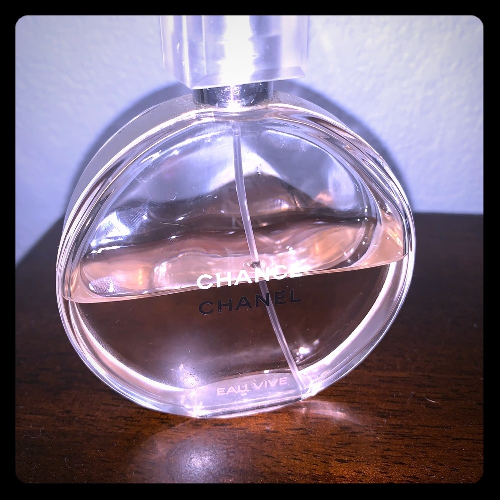 Chanel Chance Eau Vive - half full bottle